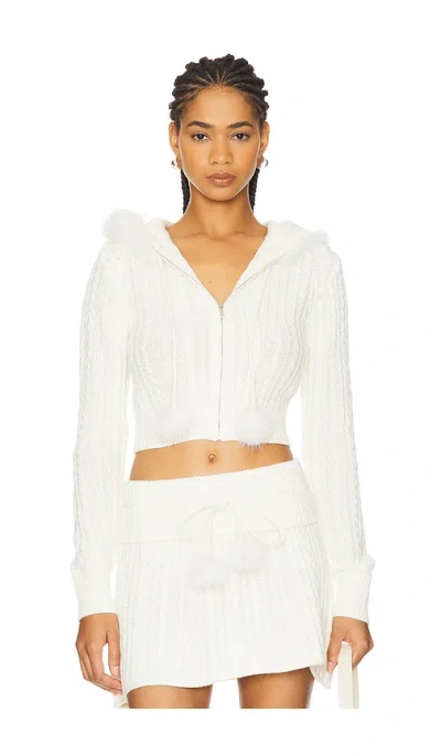 Majorelle Tamar Jacket In 象牙白