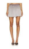 Majorelle Therese Mini Skirt In Brown