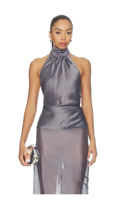 Majorelle Tilda Top In Graphite