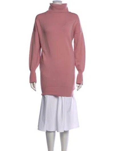 Pre-owned Majorelle Turtleneck Sweater In Pink