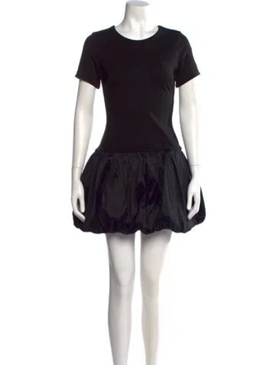 Pre-owned Majorelle Velvet Mini Dress W/ Tags In Black