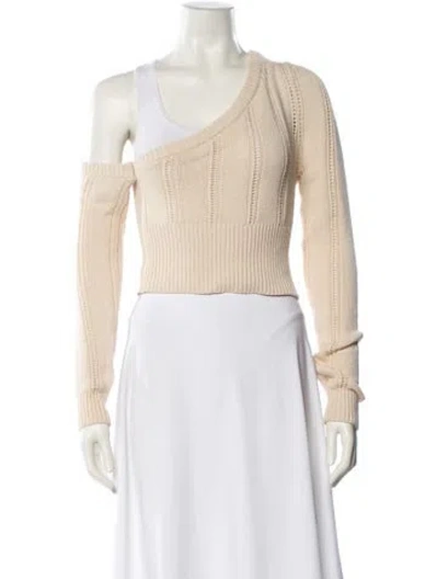 Pre-owned Majorelle V-neck Sweater In Neutral