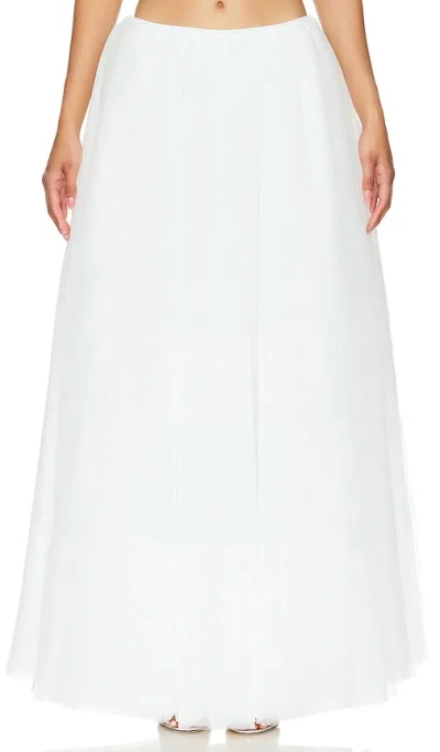 Majorelle X Bridget Adam Skirt In 白色
