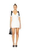 Majorelle X Emily Gemma Veronica Mini Dress In Ivory
