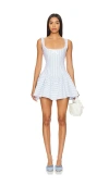Majorelle X Maggie Macdonald Cynthia Mini Dress In 蓝色 & 白色条纹