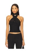 Majorelle X Yhasmina Ferrara Manon Top In Black