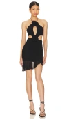 Majorelle Yesenia Mini Dress In Black