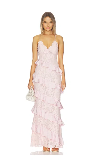 Majorelle Yulia Gown In Red