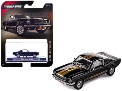 Majorette 1965 Shelby Gt350 Black With Gold Stripes "collection" Series 1/64 Diecast Model Car By  In Multi
