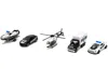 Majorette Police Force Giftpack (2024) 5 Piece Set 1/64 Diecast Model Cars By
