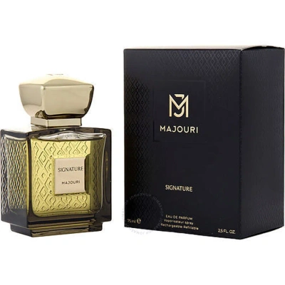 Majouri Men's Classic Collection Signature Edp Spray 2.5 oz Fragrances 3665543011028 In Black / Pink / White