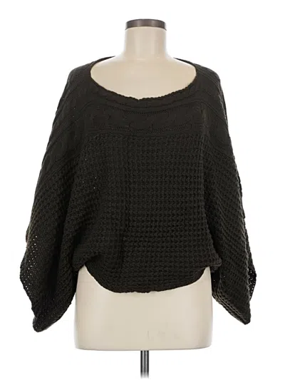 Pre-owned Mak B. By Mak Poncho In Black