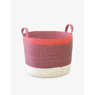 Makaua Clavel Tambo Colour-block Woven Basket 30cm