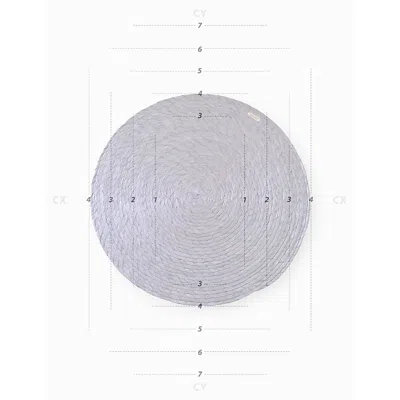 Makaua Tiburon Round Woven Placemat 38cm