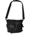 Makavelic Drawstring-fastening Shoulder Bag In Black