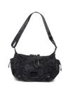 Makavelic Drawstring Shoulder Bag In Black