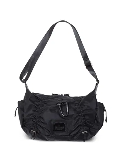 Makavelic Drawstring Shoulder Bag In Black