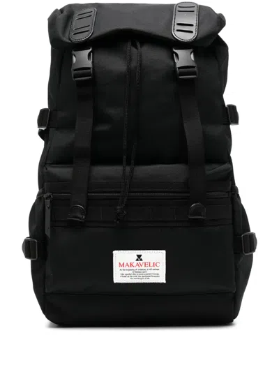Makavelic Logo-appliqué Backpack In Black