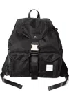 Makavelic Logo-patch Backpack In Schwarz