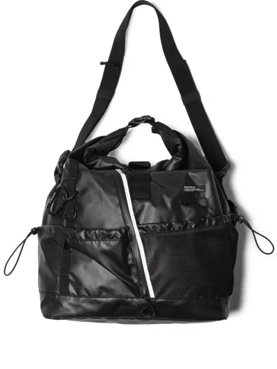 Makavelic Ripstop Shoulder Bag In Black