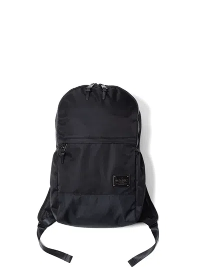 Makavelic Zip Logo Plaque Backpack In Black