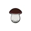 Make Heads Turn Women's Black / Brown / White Enamel Pin Šokoladinis Grybukas In Brown