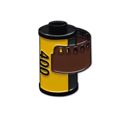 Make Heads Turn Women's Black Enamel Pin Camera Roll