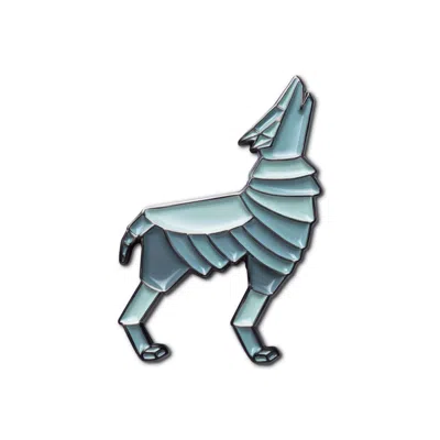 Make Heads Turn Women's Black Enamel Pin Iron Wolf
