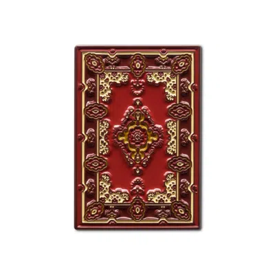 Make Heads Turn Women's Black / Red Enamel Pin Rug In Multi