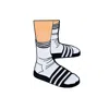 Make Heads Turn Women's Black / White Enamel Pin Socks & Slippers In Multi