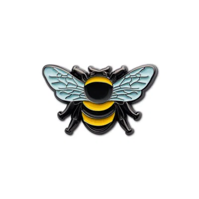 Make Heads Turn Women's Black / Yellow Enamel Pin Bumblebee In Multi