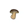 Make Heads Turn Women's Brown Enamel Pin Boletus In Brown