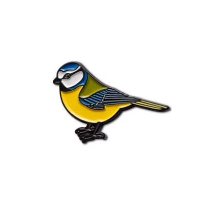 Make Heads Turn Women's Enamel Pin Blue Tit