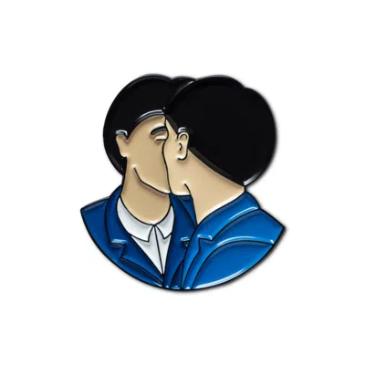Make Heads Turn Women's Enamel Pin Kisses