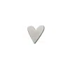 Make Heads Turn Women's Enamel Pin Little Silver Heart