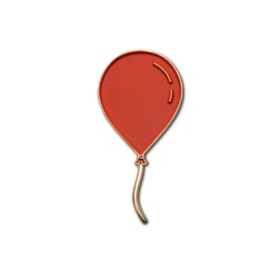 Make Heads Turn Women's Enamel Pin Red Balloon