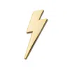 Make Heads Turn Women's Gold / Yellow Enamel Pin Golden Lightning Bolt In Gold