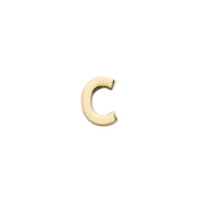 Make Heads Turn Women's Golden Letter C Pin