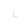 Make Heads Turn Women's Golden Letter L Pin In Gold