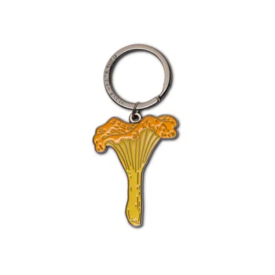 Make Heads Turn Women's Orange Enamel Keychain Chanterelle
