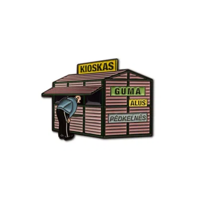 Make Heads Turn Women's Pink / Purple Enamel Pin Kiosk