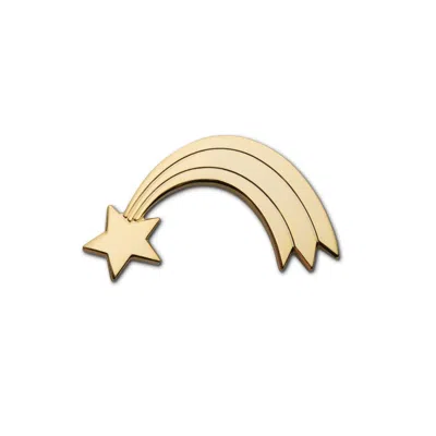 Make Heads Turn Women's Yellow Enamel Pin Shooting Star