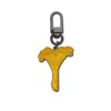 Make Heads Turn Women's Yellow / Orange Enamel Carabiner Keychain Chanterelle