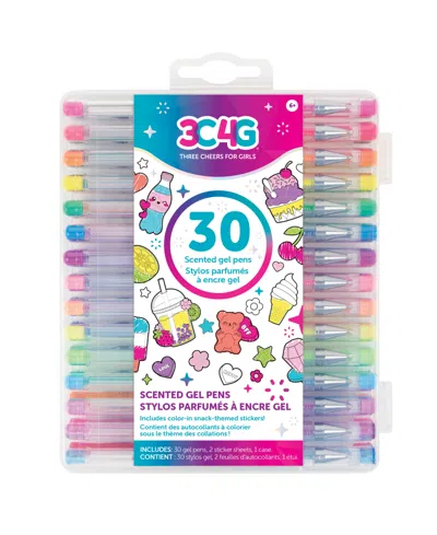 Make It Real 30 Pc Scented Gel Pens With Cyo Sticker Sheet In Multi