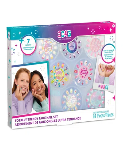 Make It Real 3c4g Totally Trendy Faux Nail Set In Multi