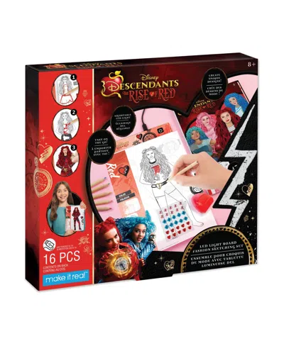 Make It Real Kids' Descendants 4 Digital Light Board Fashion Sketching Set In Multi