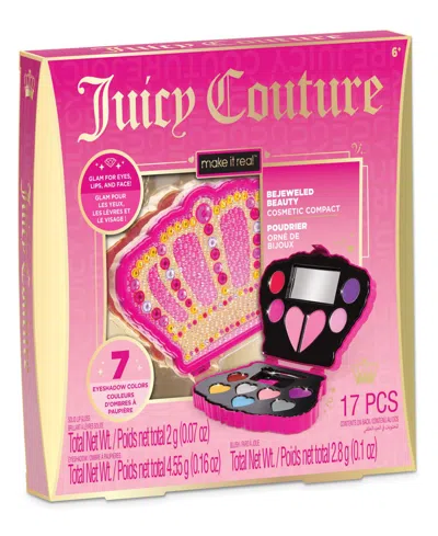 Make It Real Juicy Couture Bejeweled Beauty Cosmetic Compact In Multi