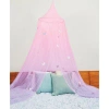 Make It Real Linen Blend Bed Canopy In Multi
