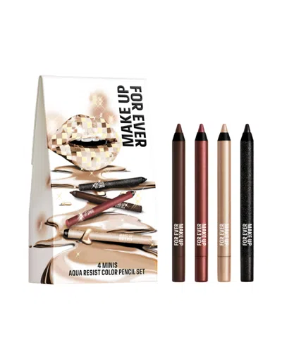 Make Up For Ever 4-piece Mini Aqua Resist Waterproof Eyeliner Kit In No Color