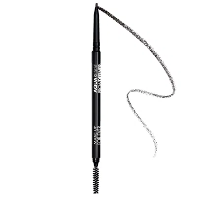 MAKE UP FOR EVER AQUA RESIST WATERPROOF EYEBROW DEFINER PENCIL 50 BLACK BROWN 0.003 OZ/ 0.09 G,P472988